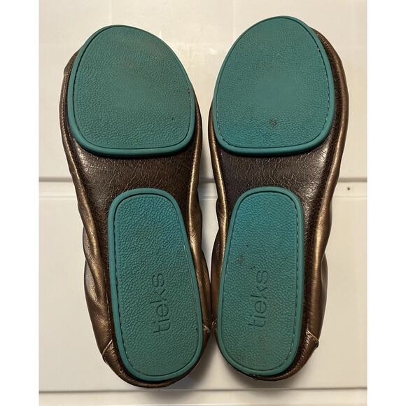 Tieks by Gavrieli Womens Size 8 Gold Leather Foldable Ballet Flats See Pictures - Picture 13 of 13